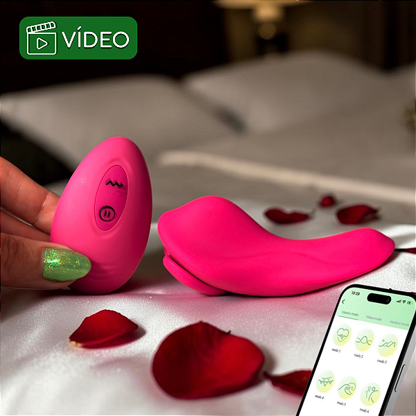 VIBRADOR DE CALCINHA OPHÉLIA | COM CONTROLE REMOTO & APLICATIVO!