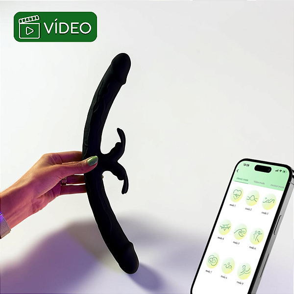 VIBRADOR DUPLO NANA | POR APLICATIVO!