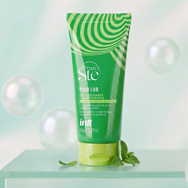 LUBRIFICANTE PICO LUB MENTA EFEITO GELADINHO - GEL DESLIZANTE BEIJÁVEL
