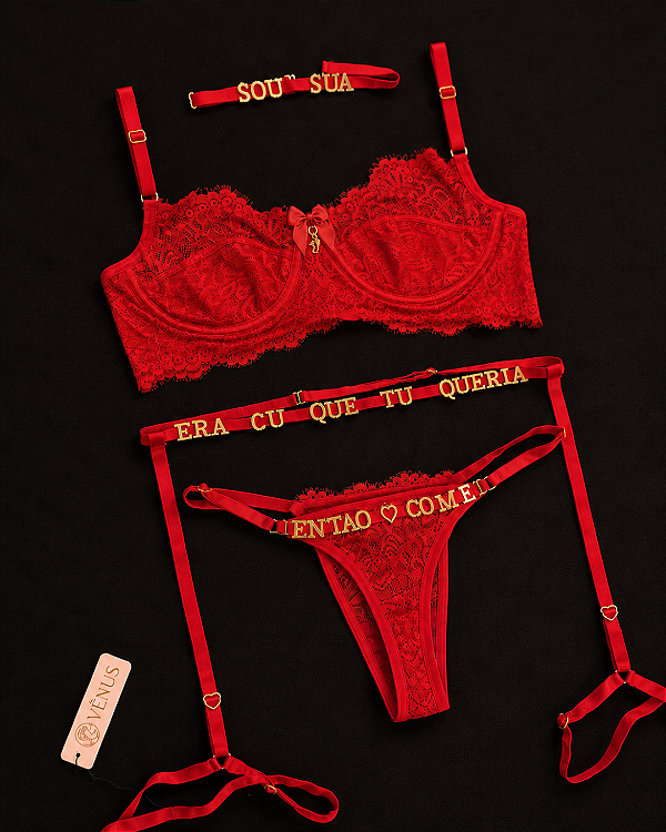KIT COMPLETO LINGERIE SCARLET