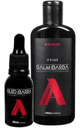 Balm + Óleo Para Barba Alfa Look´s