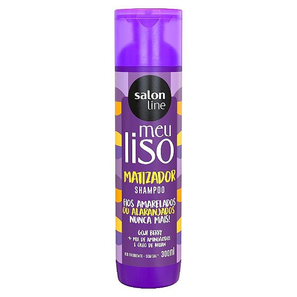 Shampoo Matizador Meu Liso Loiro Matizado Salon Line 300ml