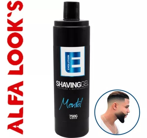Gel para Barbear evolution ( alfa looks )  Menthol 750ml