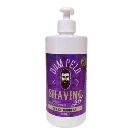 Shaving Gel Dom Pelo Para Barbear Profissional 500g
