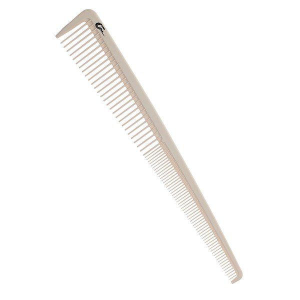 Pente de Corte Cônico Carbono Anti Estático 18,0cm Branco Um