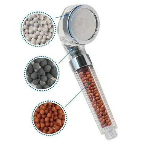 Ducha Pure Shower Hair Purificadora de alta Pressão com filtragem Iônica cromoterapia.