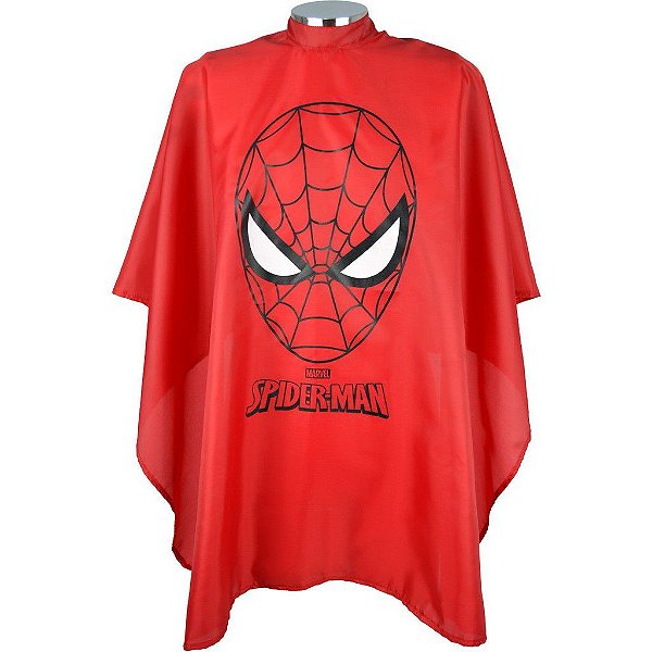 Capa Barbeiro De Corte Infantil - HOMEM ARANHA