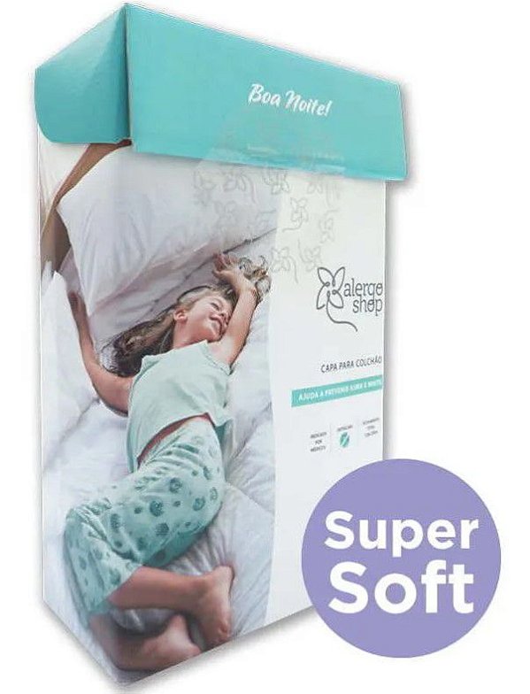 Capa de Colchão Casal Padrão Super Soft Alergoshop