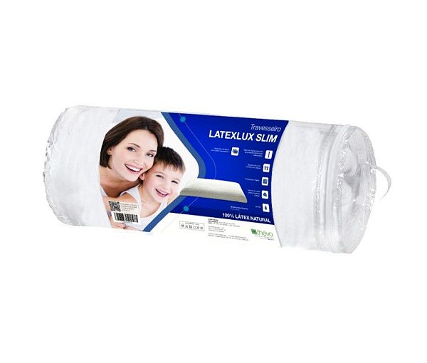Travesseiro Latexlux Slim 100% Látex Natural - Theva