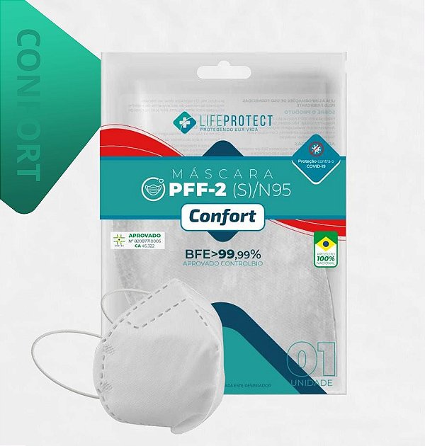 Máscara de Proteção PFF-2 Confort / N95