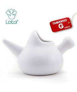 Lota Higienizador Nasal de Porcelana G - 350 ml