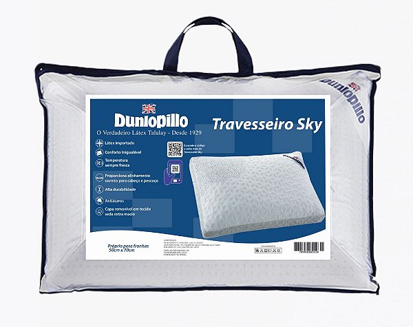 Travesseiro de Látex Basic Soft Dunlopillo