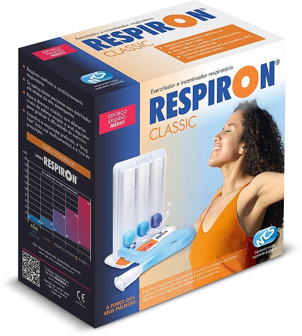 Respiron Classic NCS - Exercitador e Incentivador Respiratório