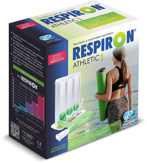 Respiron Athletic 1 NCS, Exercitador e Incentivador Respiratório