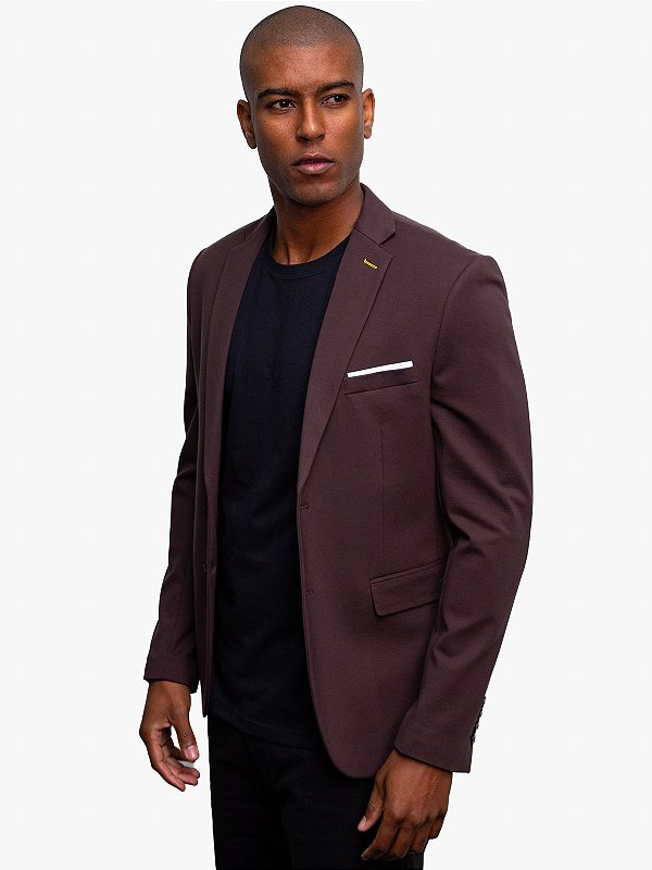 Dilomon Blazer Malha Tecnológica Café