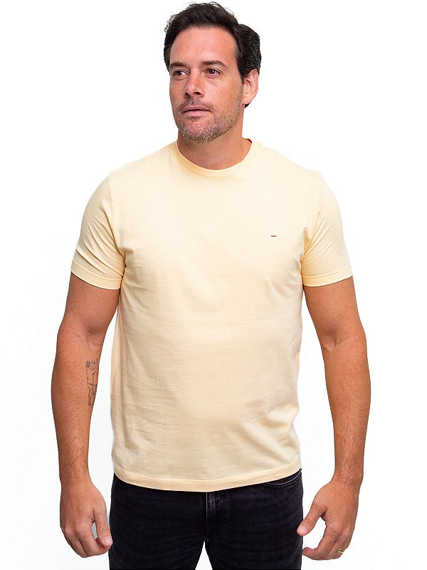 Camiseta Básica Amarelo Dente Leão Aramis