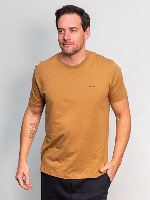 Camiseta Básica Flamê Havana Calvin Klein