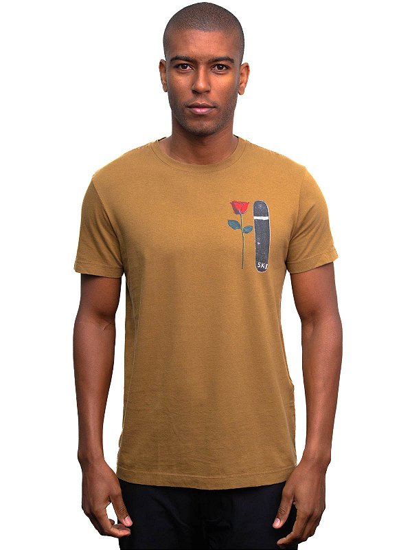 T-Shirt Vintage SK8 Marrom Cedro Osklen