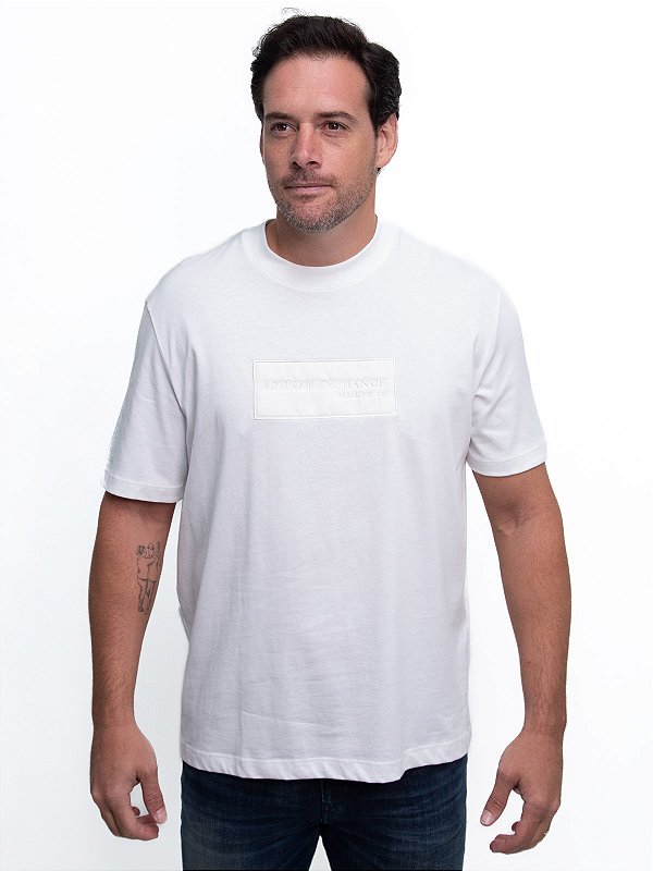 T-Shirt Branco Armani Exchange