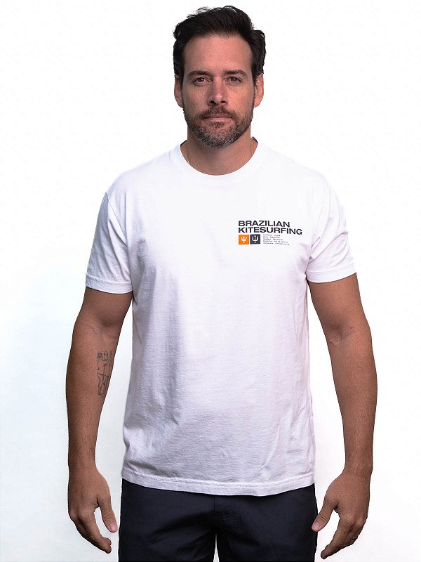 T-Shirt Brazilian Kitesurfing Branco Osklen