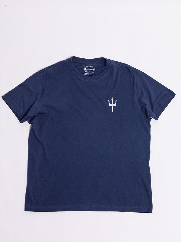 T-Shirt Vintage Oceans Colors Marinho Osklen
