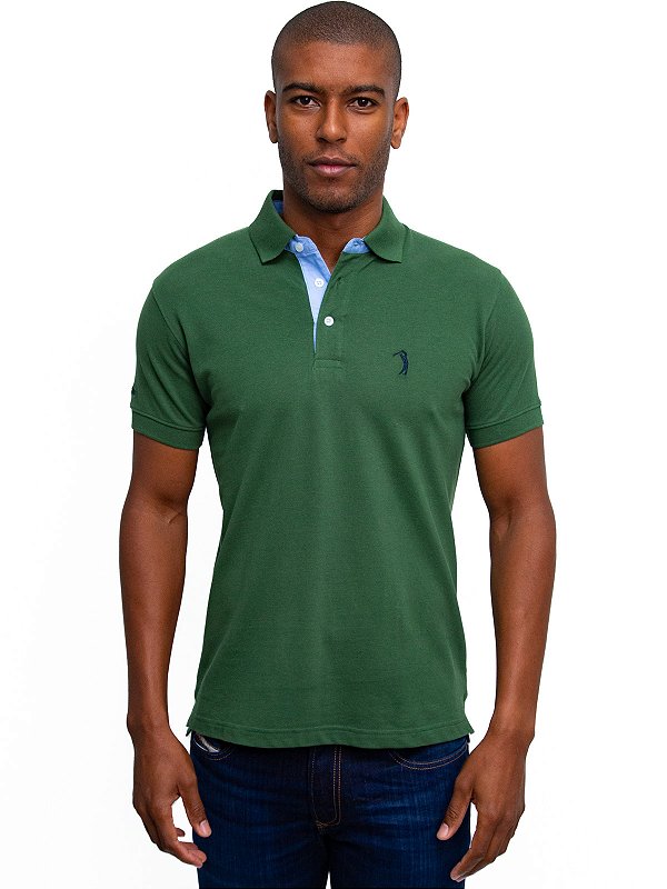 Polo Piquet Botanic Green Aleatory