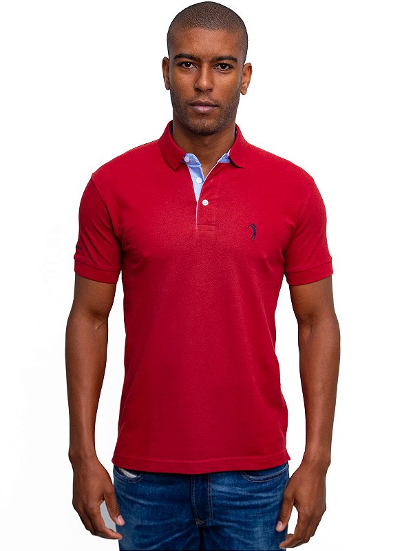 Polo Piquet Raven Red Aleatory