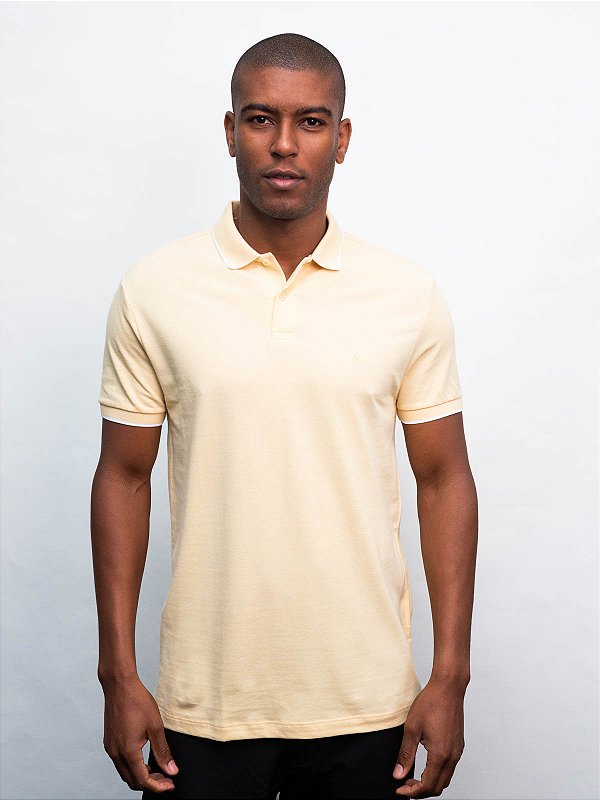 Polo Piquet Aramis  Amarelo Dente Leão