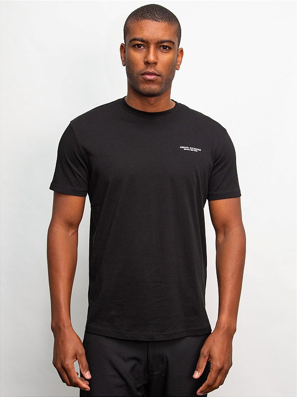 Camiseta Básica Preto Armani Exchange