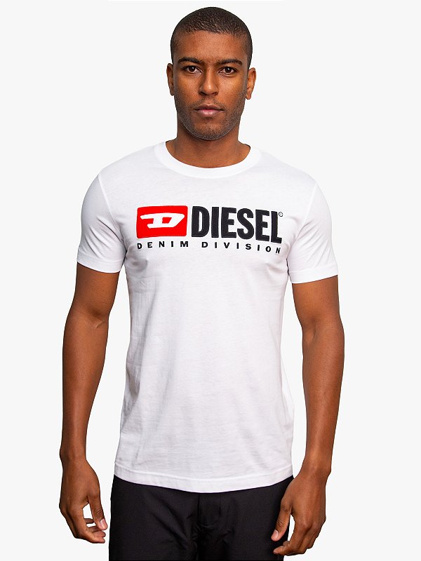 Camiseta Div Maglietta Branco Diesel