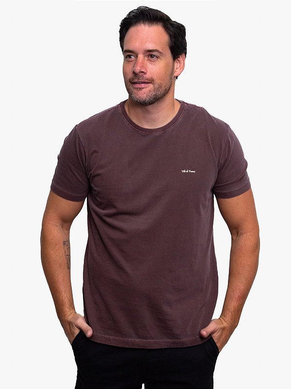 Camiseta Stoned Amarronzado Ville de France