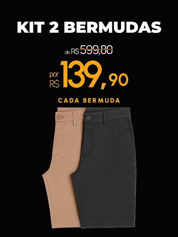 Kit 2 Bermudas Chino Ville de France