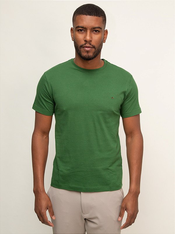 Camiseta Básica Aramis Verde Bandeira