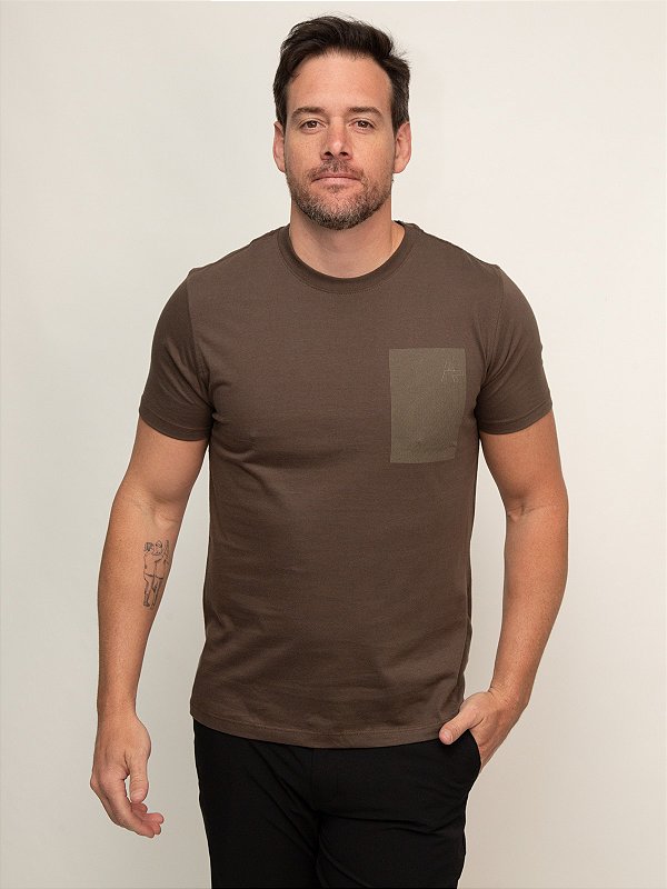 Camiseta Estampa Code Aramis Verde Militar