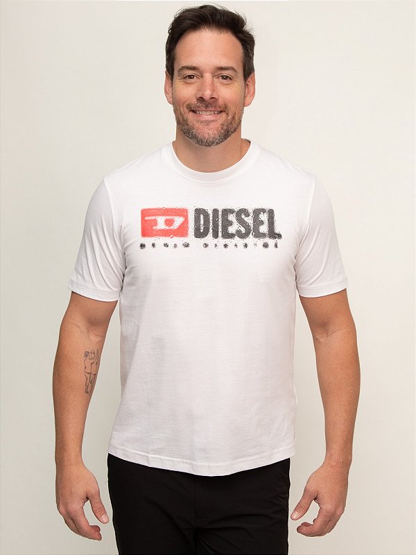 Camiseta Diesel T-Adjust K14 Maglietta Branco