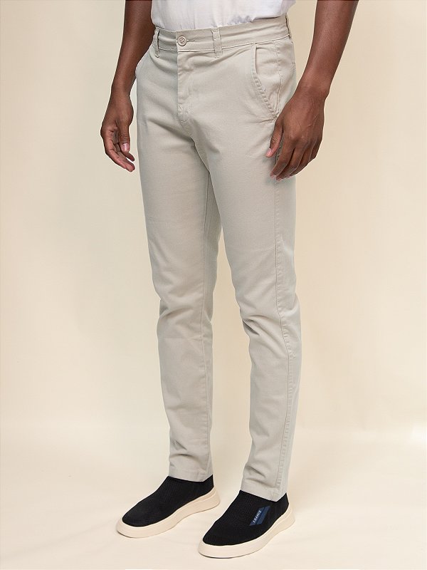 Calça Alfaiataria Victory Giacomelli Uomo Areia