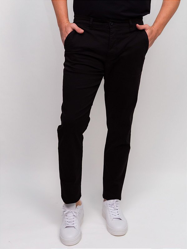 Calça Alfaiataria Victory Preto Ville de France