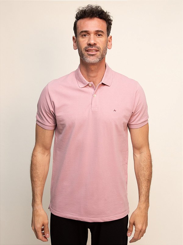 Polo Piquet Aramis Rosa Pastel
