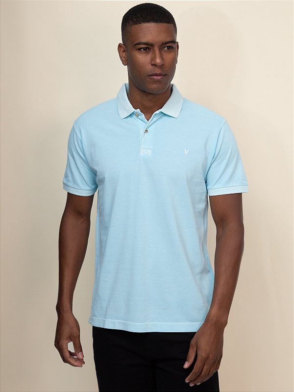 Polo Stoned Ville de France Azul Piscina