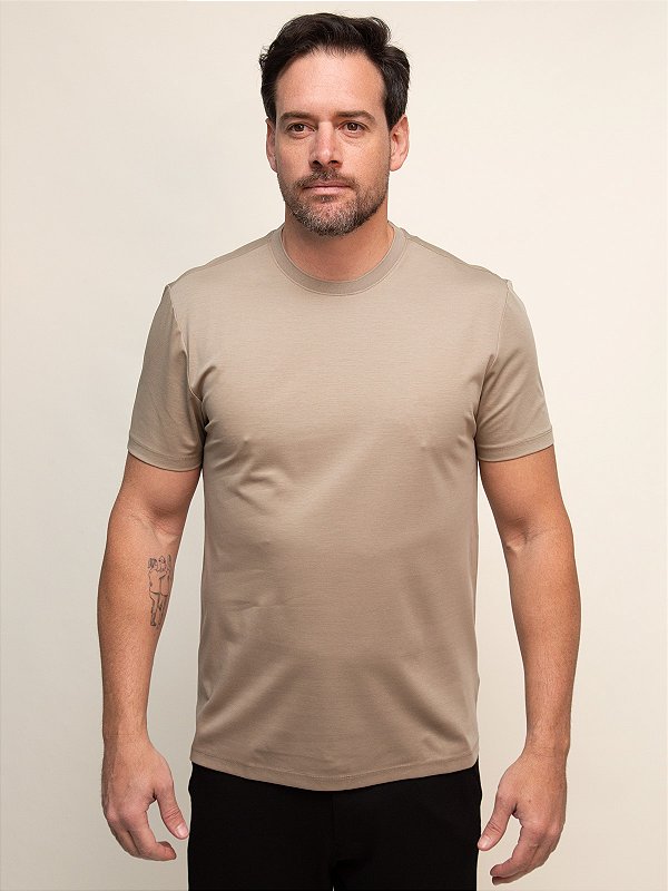 T-Shirt Algodão Australiano Duplo Mercerizada Fio 70 Aramis Fendi