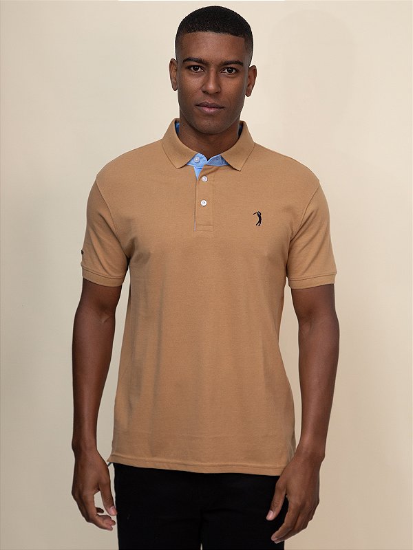 Polo Piquet Aleatory Tan