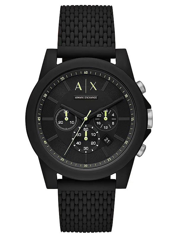 Relógio Armani Exchange Chronograph Outerbanks Preto