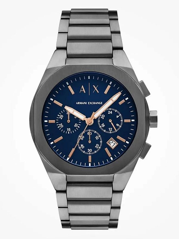 Relógio Armani Exchange Chronograph Grafite
