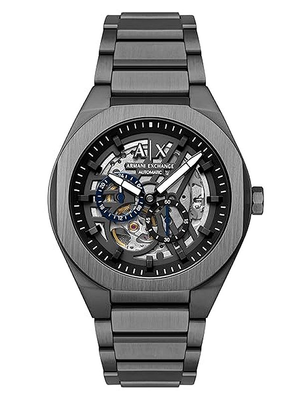 Relógio Armani Exchange Sync Automatic Aço Inox Grafite