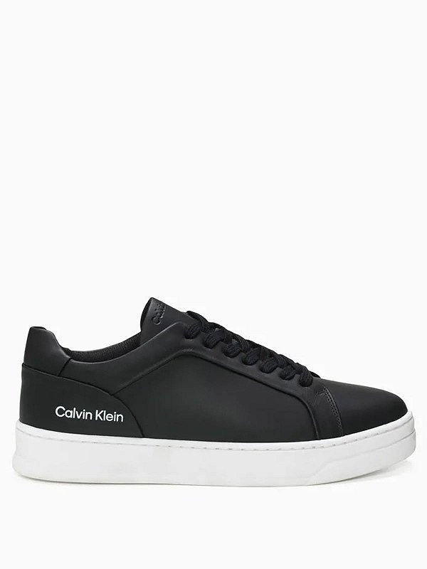 Tênis Couro Calvin Klein Preto