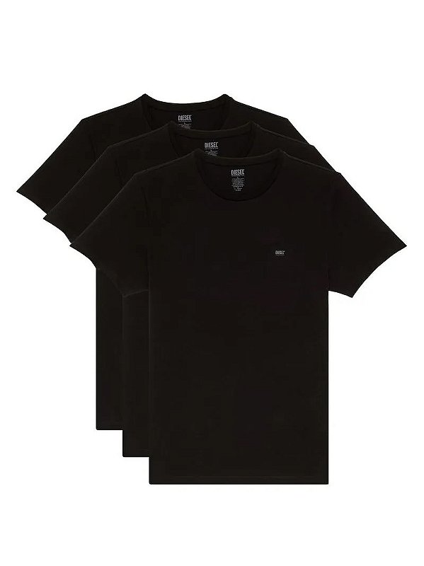 Pack 3 T-Shirts Diesel Preto