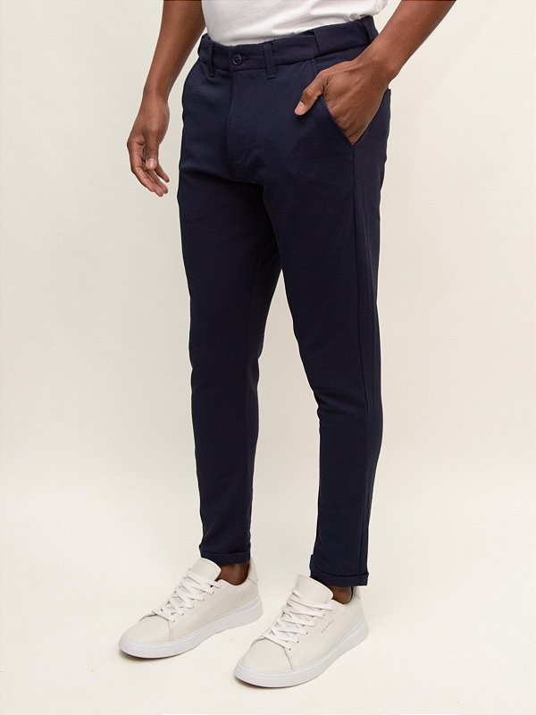 Calça Tech Moovex Slim Ville de France Navy