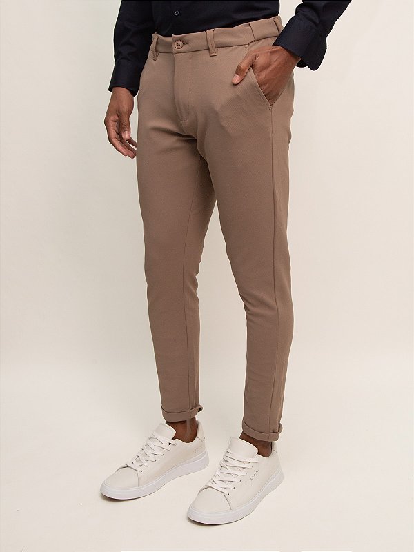 Calça Tech Moovex Slim Ville de France Khaki