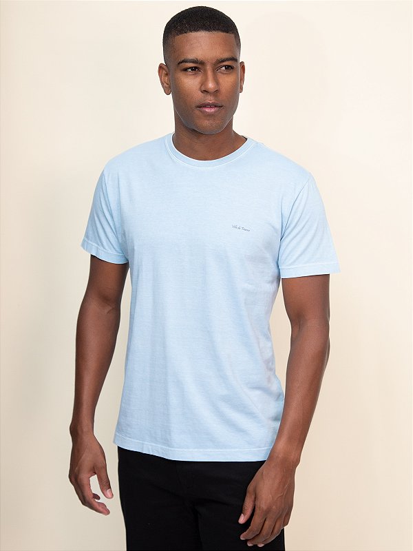 Camiseta Stoned Ville de France Azul Claro