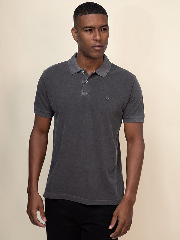 Polo Stoned Ville de France Preto